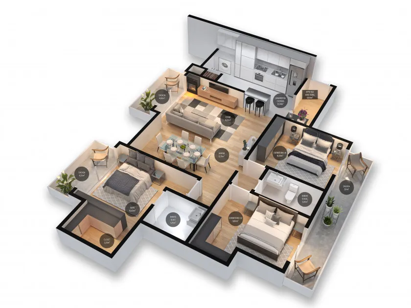 Apartamento para venda no bairro Centro  em Canela