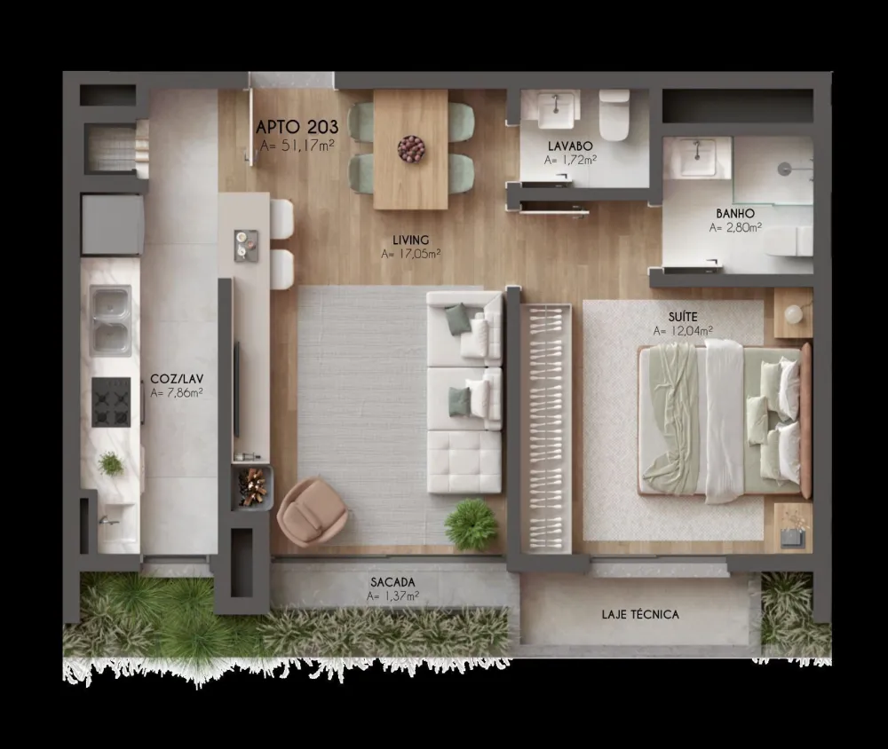 Apartamento para venda no bairro Centro  em Canela