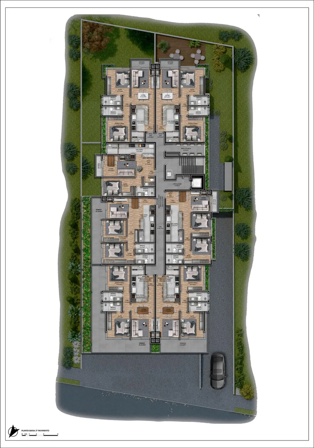 Apartamento para venda no bairro Centro  em Canela
