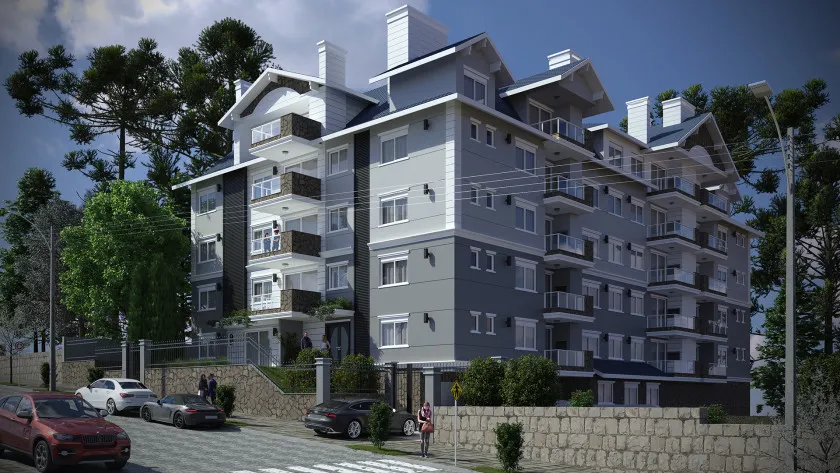 Apartamento 1 quarto para venda no bairro Centro  em Canela