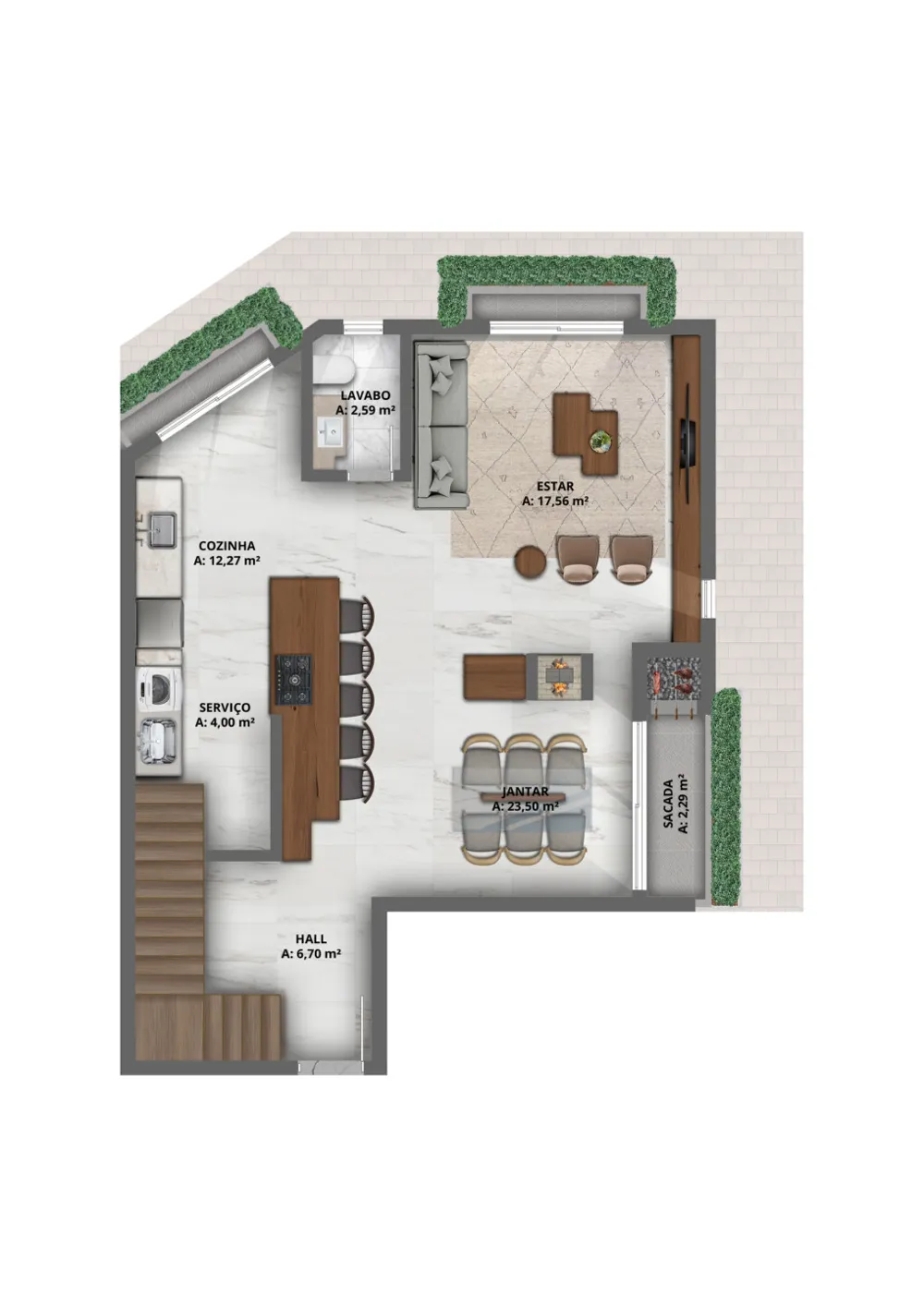 Apartamento para venda no bairro Planalto em Gramado