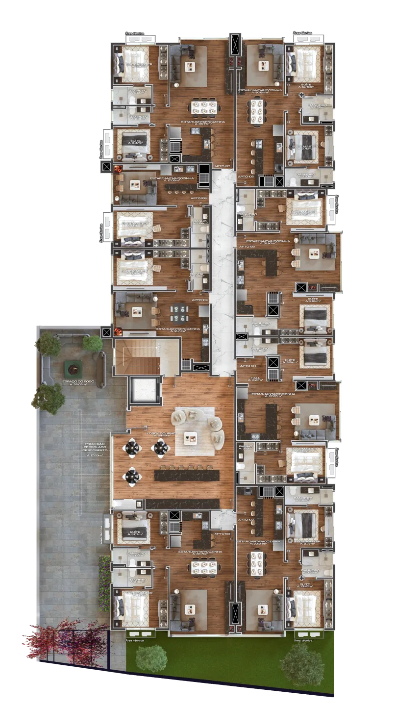 Apartamento para venda no bairro Floresta em Gramado