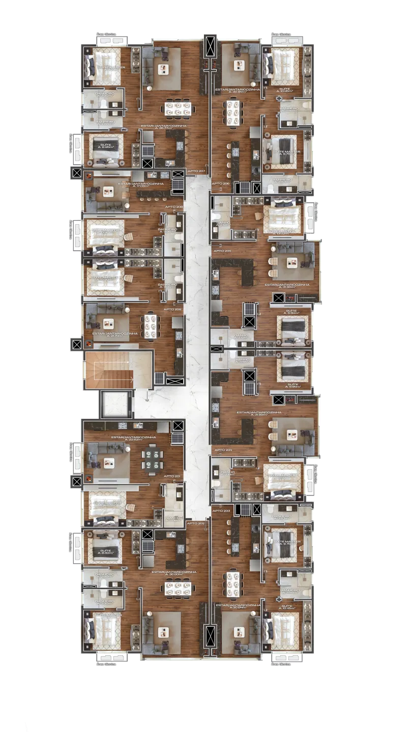 Apartamento para venda no bairro Floresta em Gramado