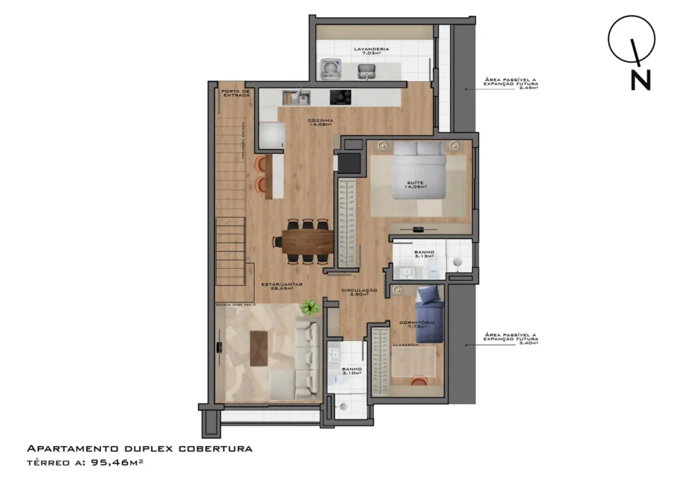Apartamento para venda no bairro Centro em Gramado