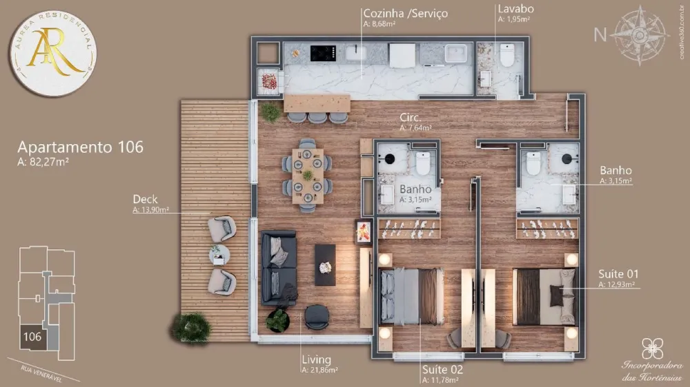 Apartamento para venda no bairro Av. Central em Gramado