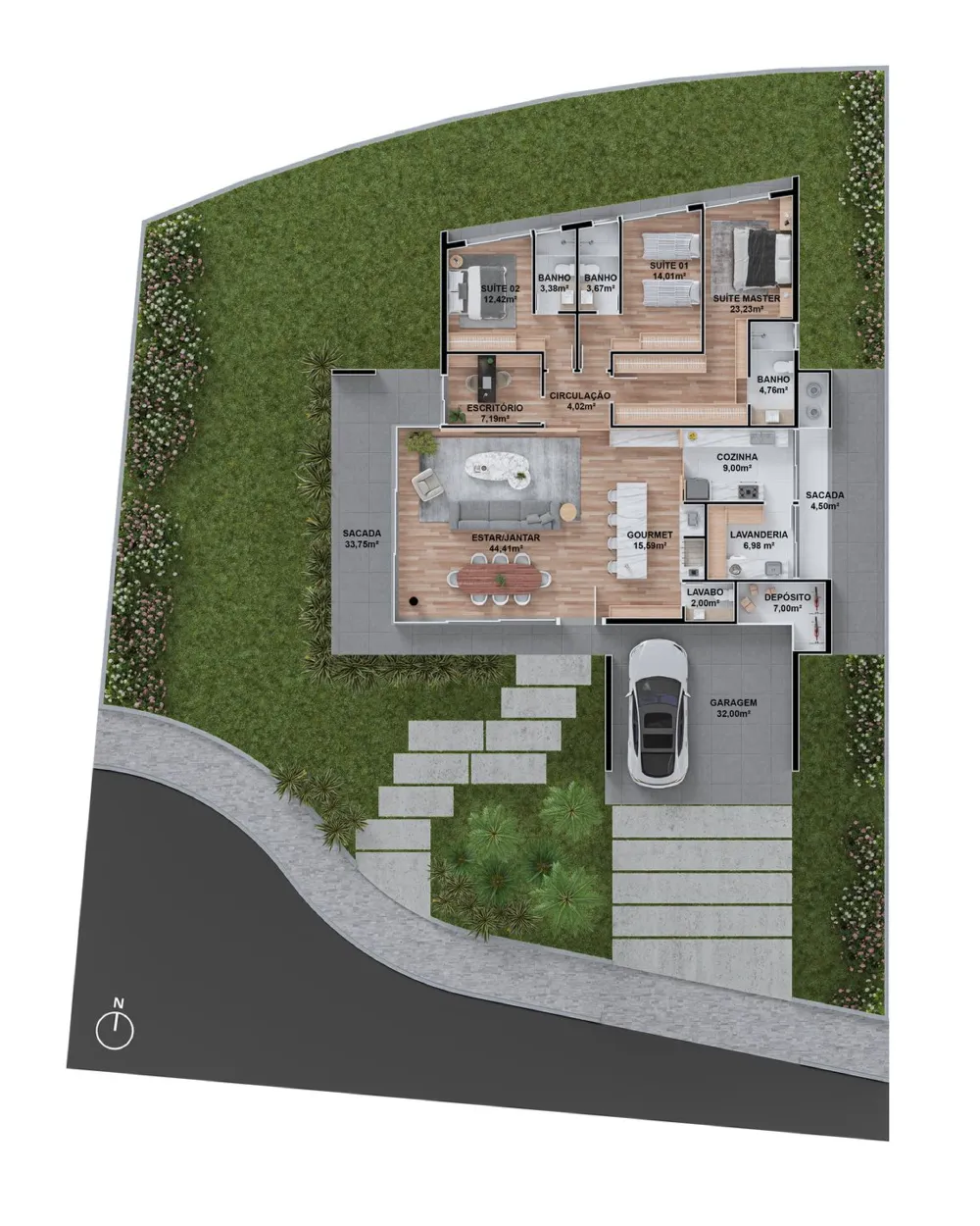Casa 3 quartos sendo 3 suítes para venda no bairro Portico em Gramado