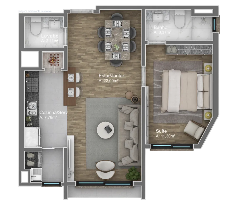 Apartamento para venda no bairro Av. Central em Gramado