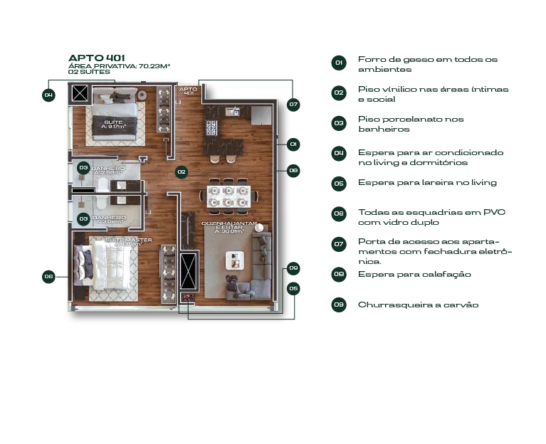 Apartamento para venda no bairro Floresta em Gramado