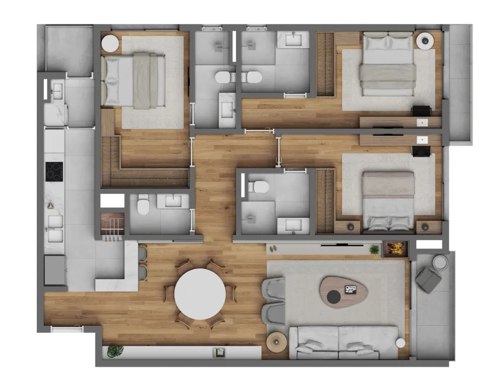 Apartamento para venda no bairro Centro  em Canela