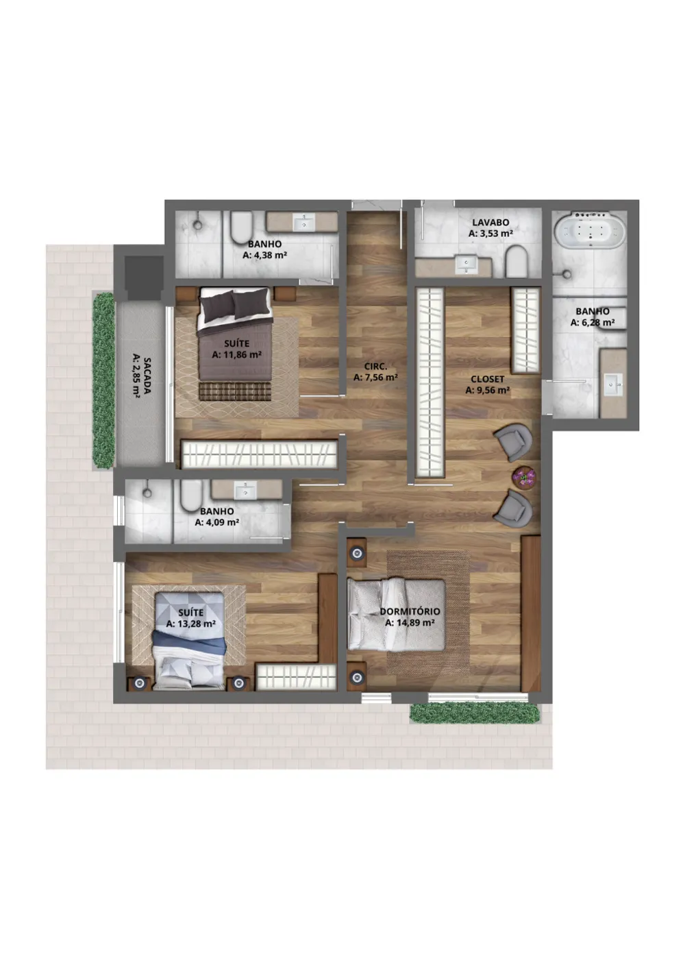 Apartamento para venda no bairro Planalto em Gramado