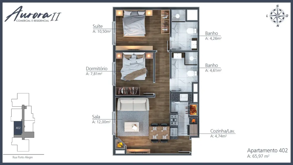 Apartamento para venda no bairro Moura em Gramado