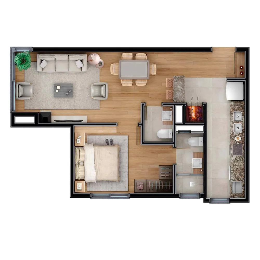 Apartamento para venda no bairro Carniel em Gramado
