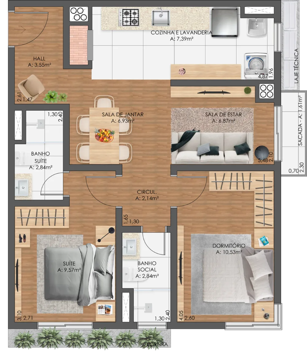 Apartamento para venda no bairro Piratini em Gramado