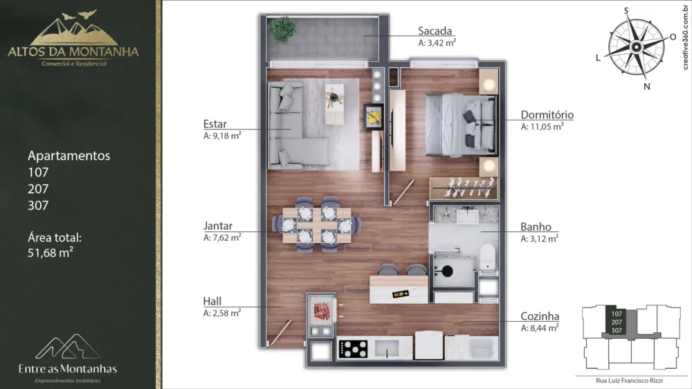 Apartamento para venda no bairro Varzea Grande em Gramado