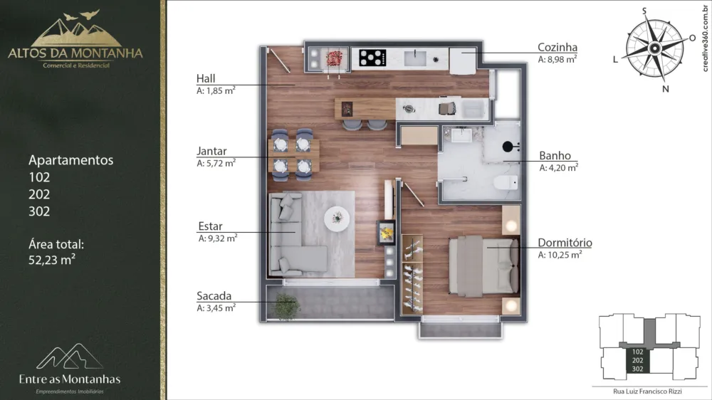 Apartamento para venda no bairro Varzea Grande em Gramado