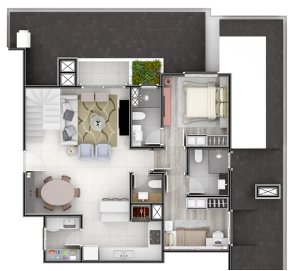 Apartamento para venda no bairro Planalto em Gramado