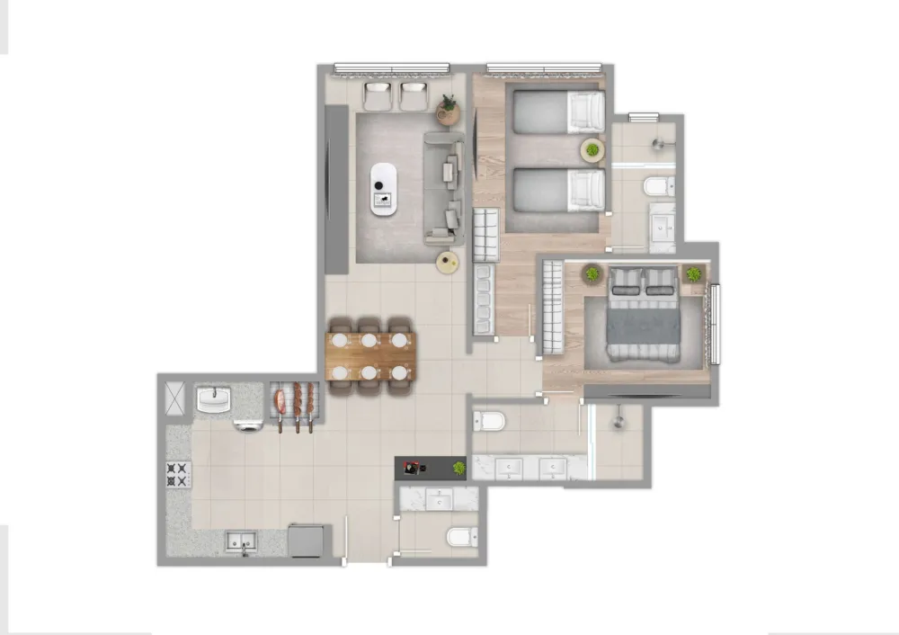 Apartamento para venda no bairro Carniel em Gramado