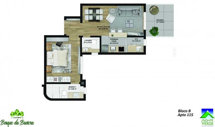 Apartamento para venda no bairro Bavaria em Gramado