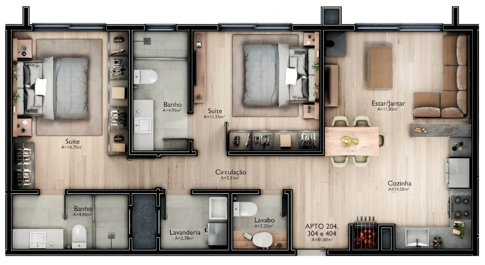 Apartamento para venda no bairro Mato Queimado em Gramado