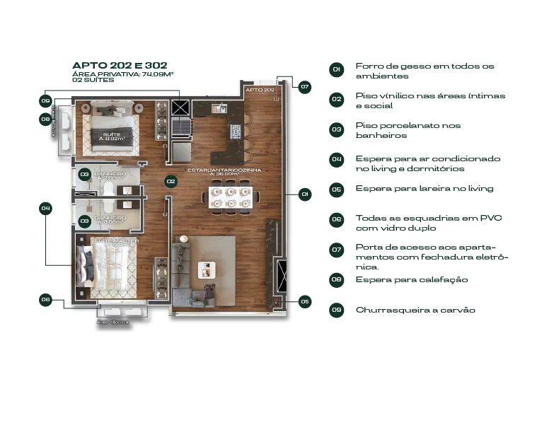 Apartamento para venda no bairro Floresta em Gramado