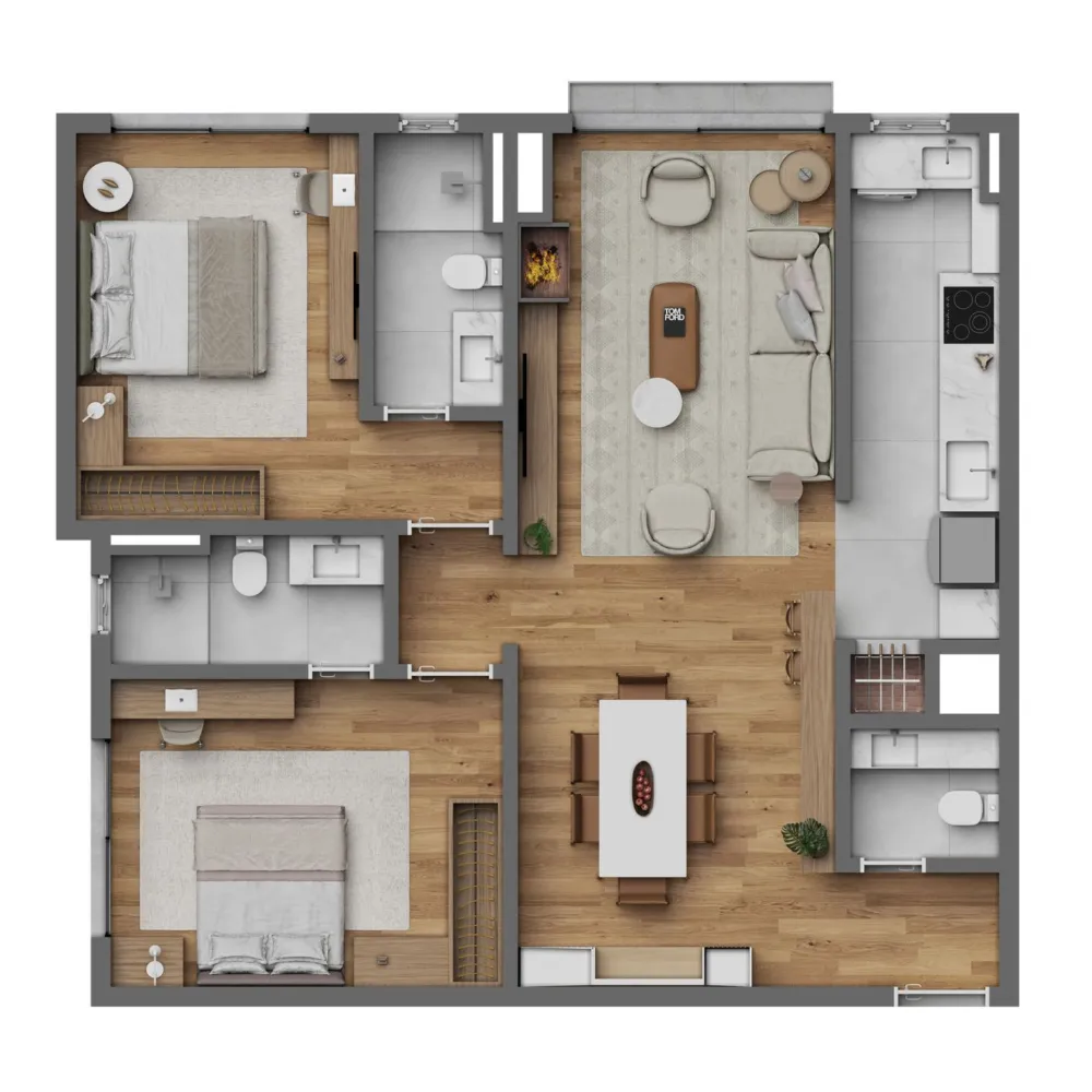 Apartamento para venda no bairro Centro  em Canela