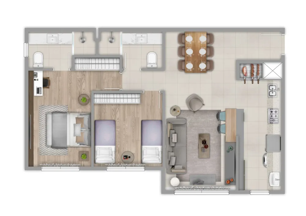 Apartamento para venda no bairro Carniel em Gramado