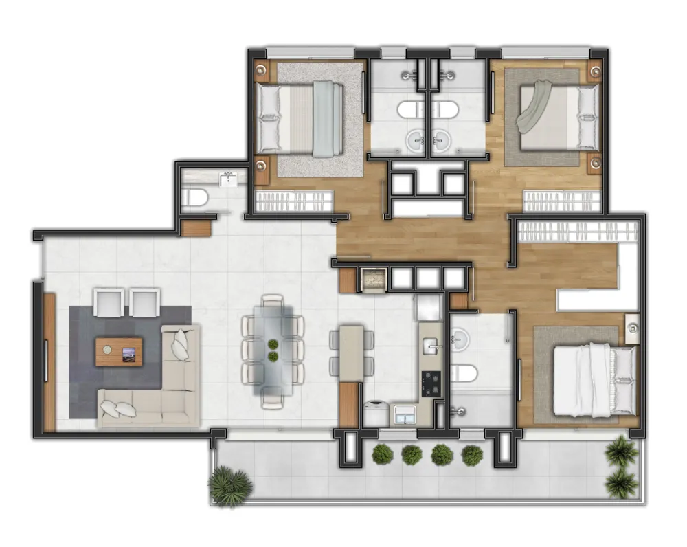 Apartamento para venda no bairro Centro  em Canela