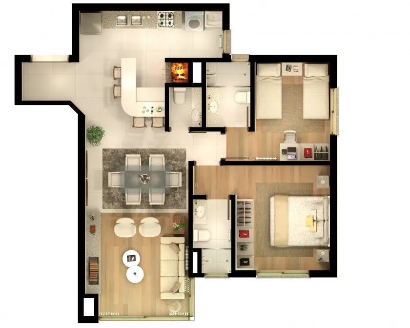 Apartamento para venda no bairro Centro em Gramado
