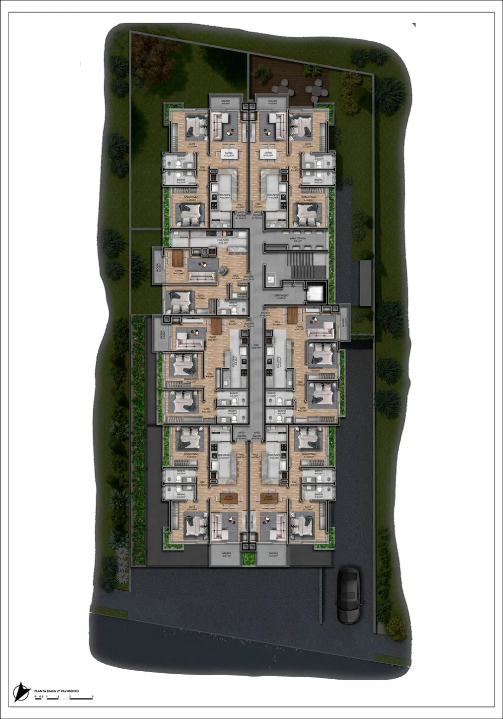 Apartamento para venda no bairro Centro  em Canela