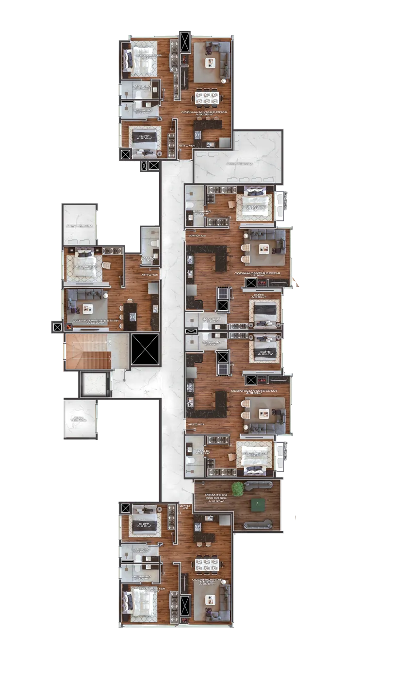 Apartamento para venda no bairro Floresta em Gramado