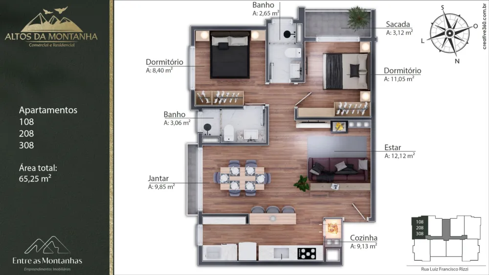 Apartamento para venda no bairro Varzea Grande em Gramado