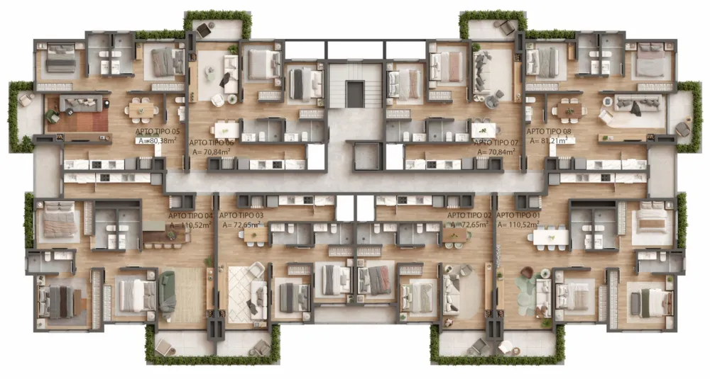 Apartamento para venda no bairro Planalto em Gramado