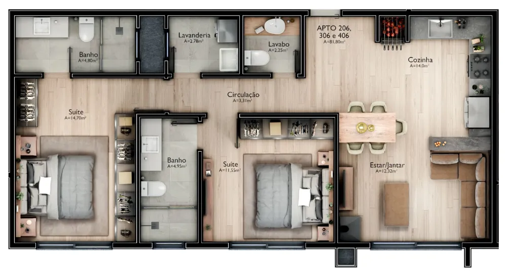 Apartamento para venda no bairro Mato Queimado em Gramado