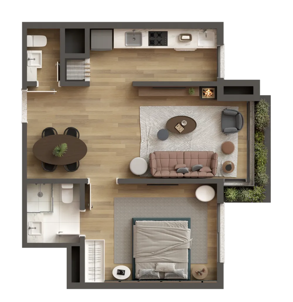Apartamento para venda no bairro Centro  em Canela