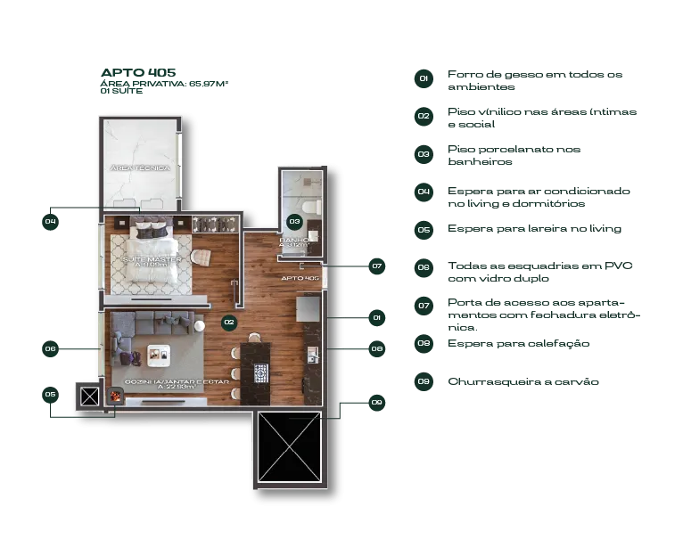 Apartamento para venda no bairro Floresta em Gramado