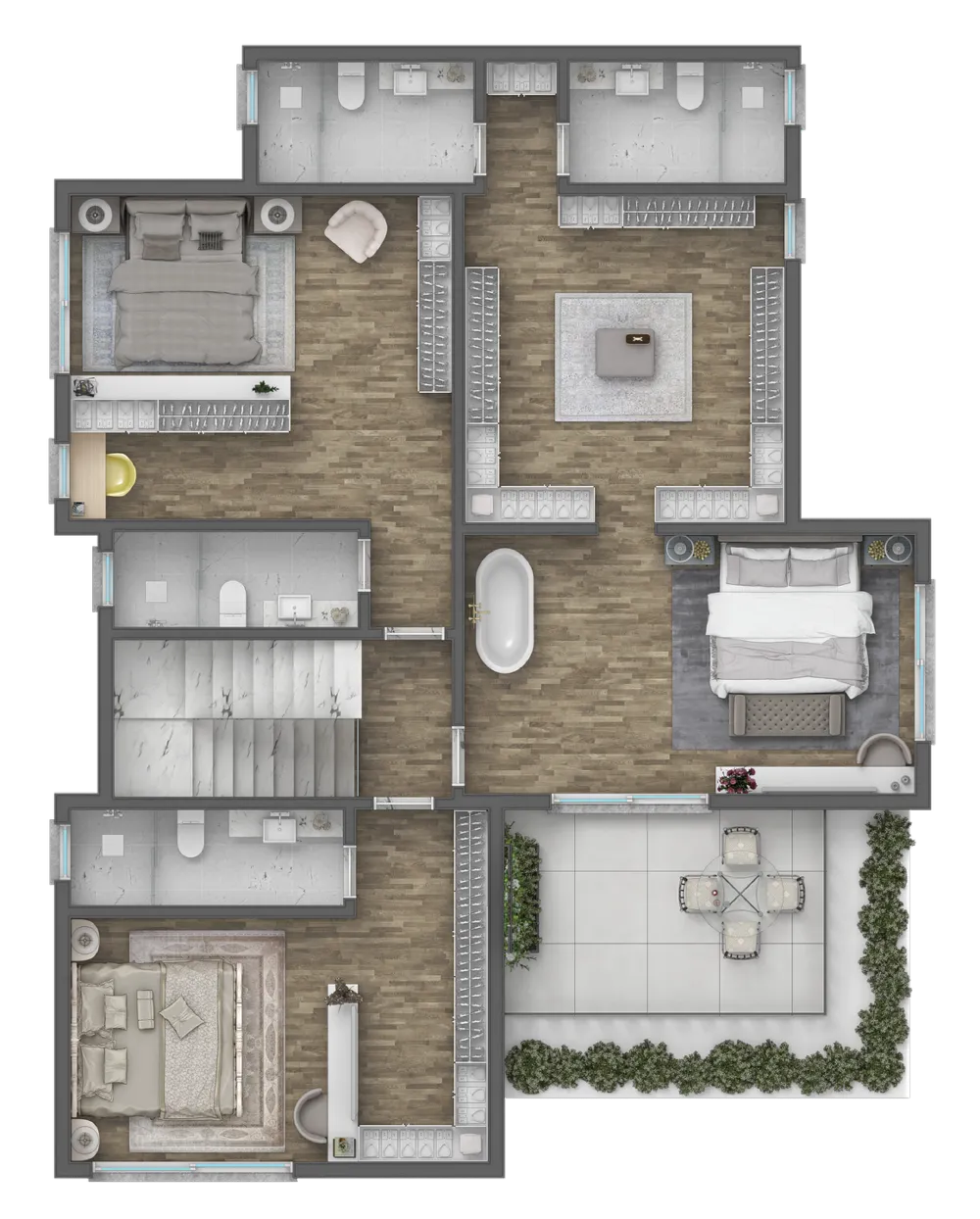 Casa 5 quartos sendo 4 suítes para venda no bairro Aspen Mountain em Gramado