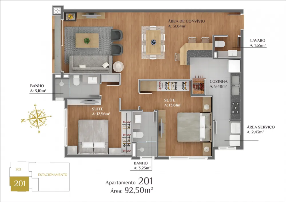 Apartamento para venda no bairro Centro em Gramado