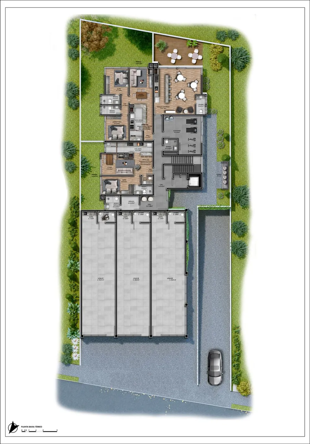 Apartamento para venda no bairro Centro  em Canela