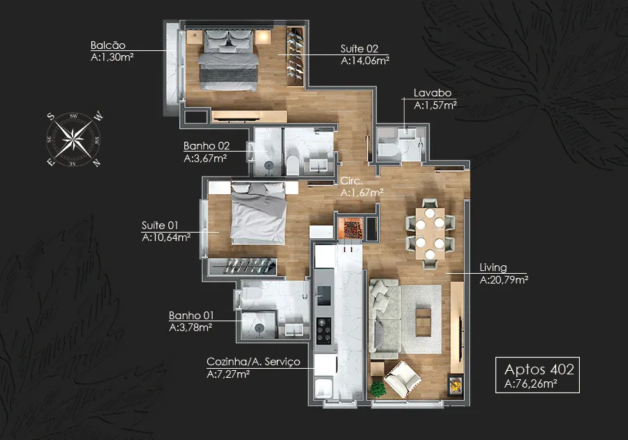 Apartamento para venda no bairro Av. Central em Gramado