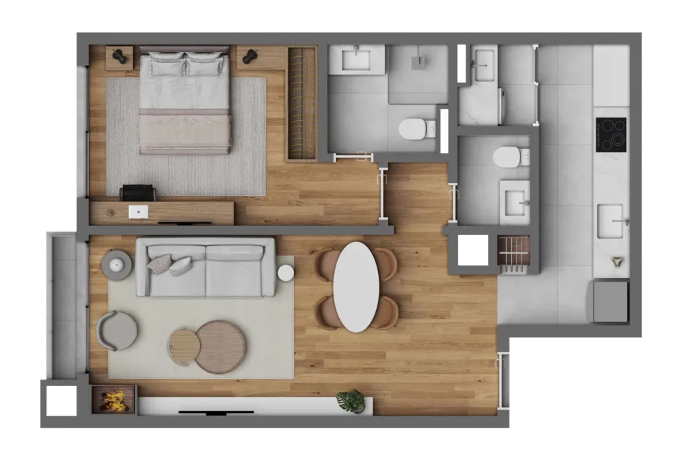 Apartamento para venda no bairro Centro  em Canela