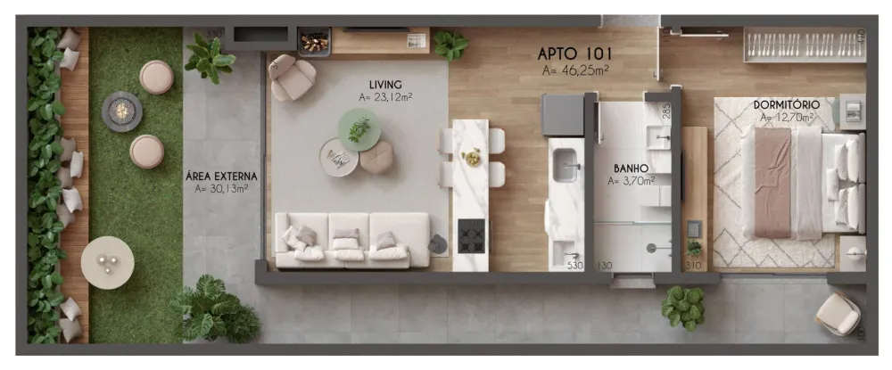 Apartamento para venda no bairro Centro  em Canela