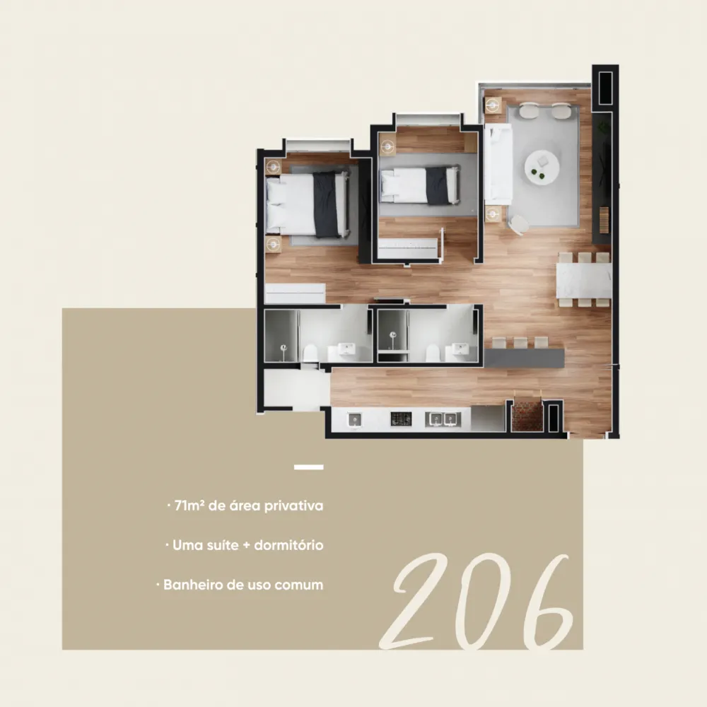 Apartamento para venda no bairro Centro em Gramado