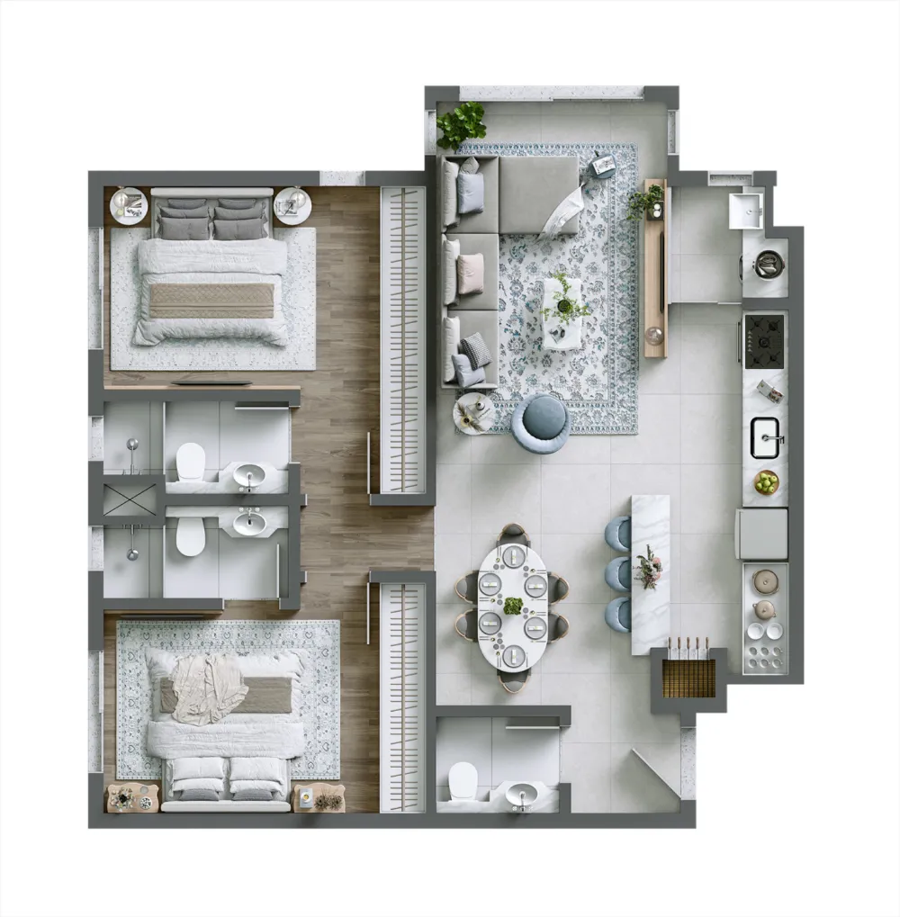 Apartamento para venda no bairro Planalto em Gramado