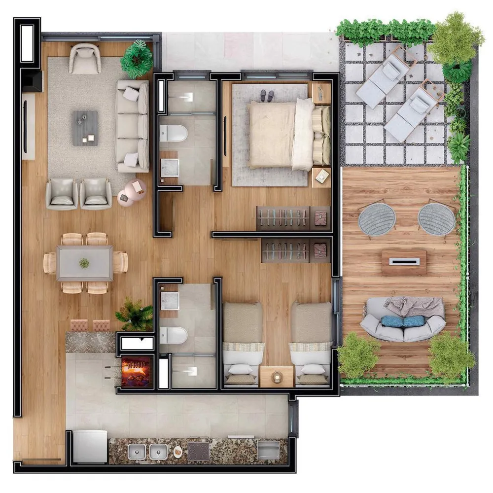 Apartamento para venda no bairro Carniel em Gramado