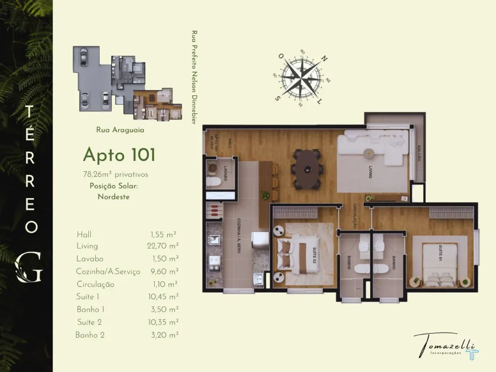 Apartamento para venda no bairro Piratini em Gramado