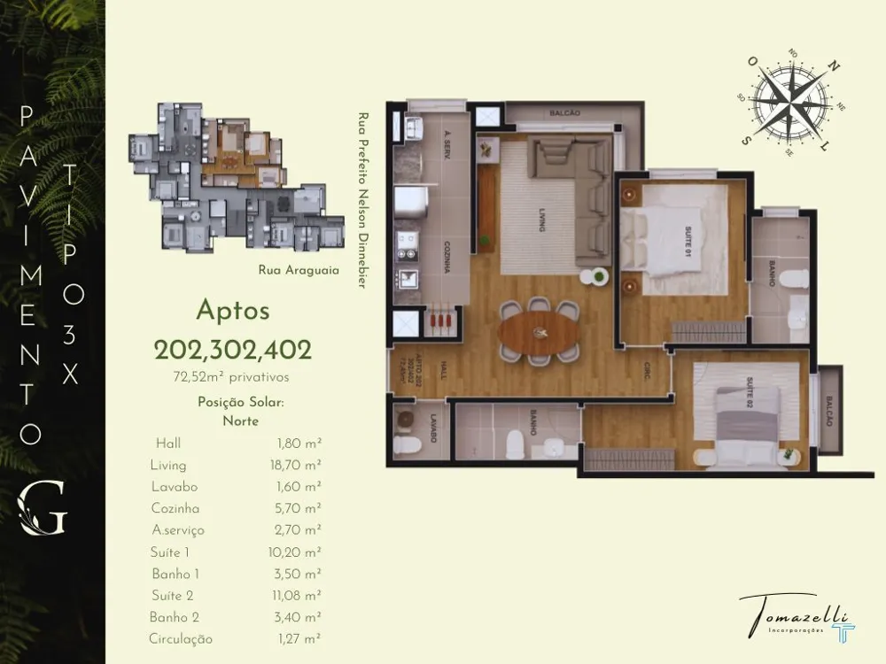 Apartamento para venda no bairro Piratini em Gramado