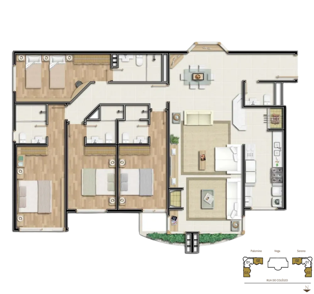 Apartamento para venda no bairro Centro em Gramado