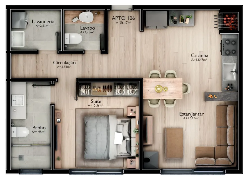 Apartamento para venda no bairro Mato Queimado em Gramado
