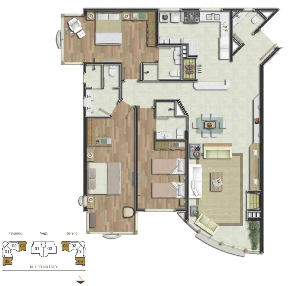 Apartamento para venda no bairro Centro em Gramado