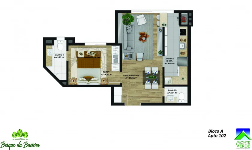 Apartamento para venda no bairro Bavaria em Gramado